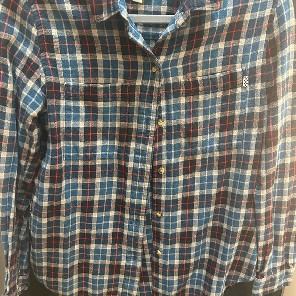 Vans Men's Blue Plaid Shirt size small - Picture 1 of 4